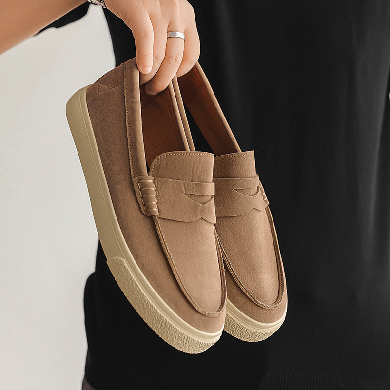 Slip-on Leather Men's Shoes