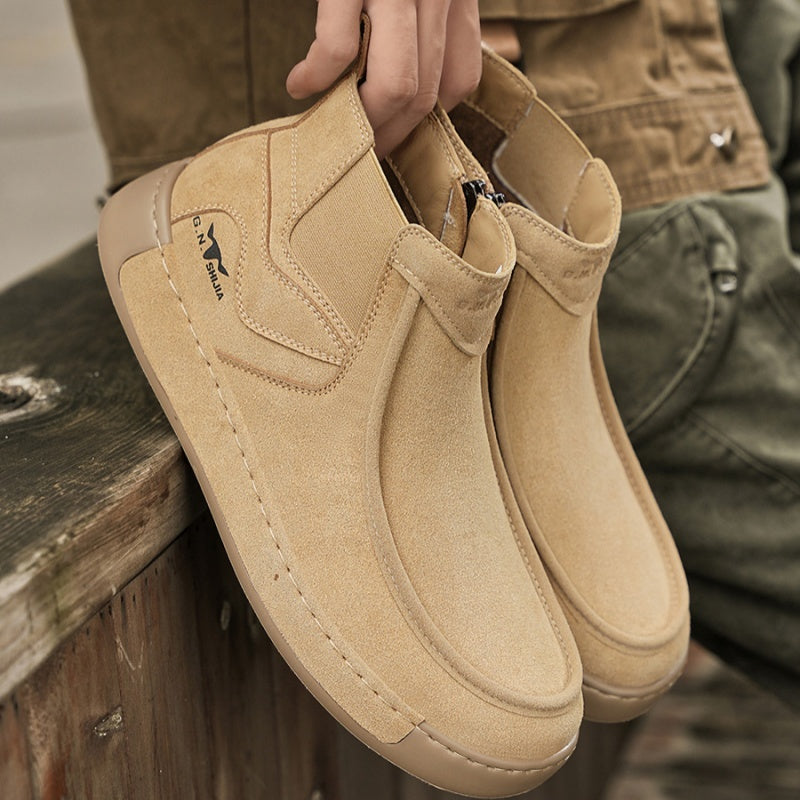 Men's Side-Zipper Non-slip Shoes