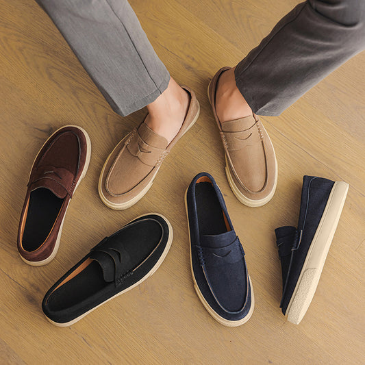 Slip-on Leather Men's Shoes