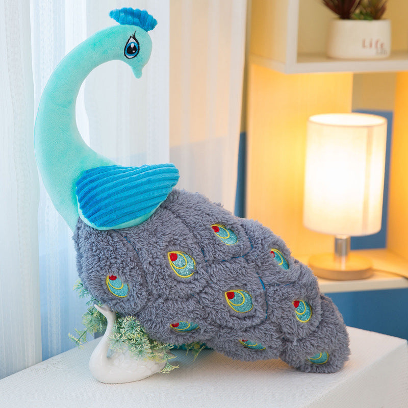 Decorative Peacock Pillow