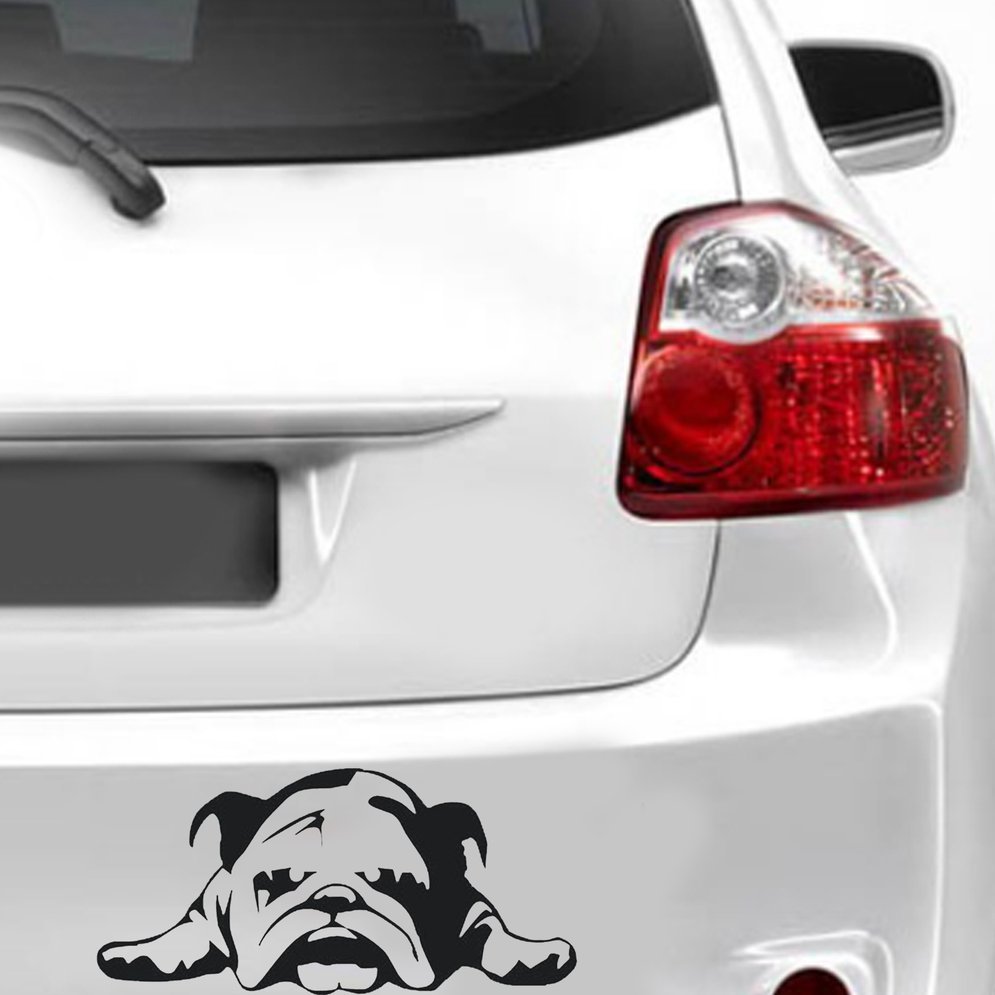 Relaxed Bulldog Decal Sticker