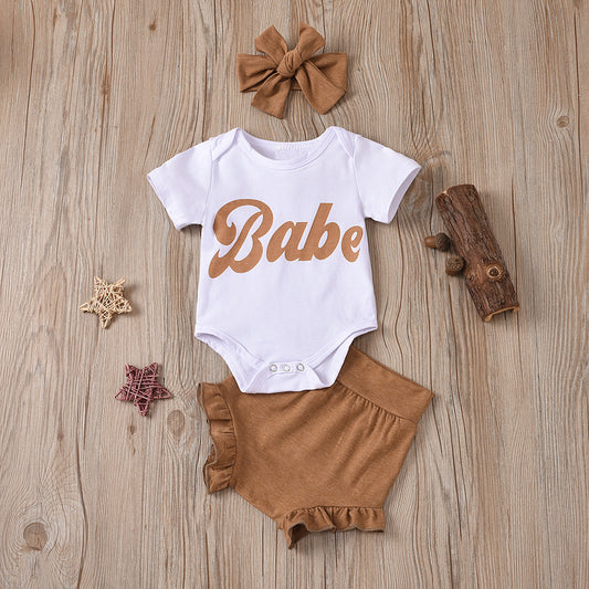 Short-Sleeved Babe Romper