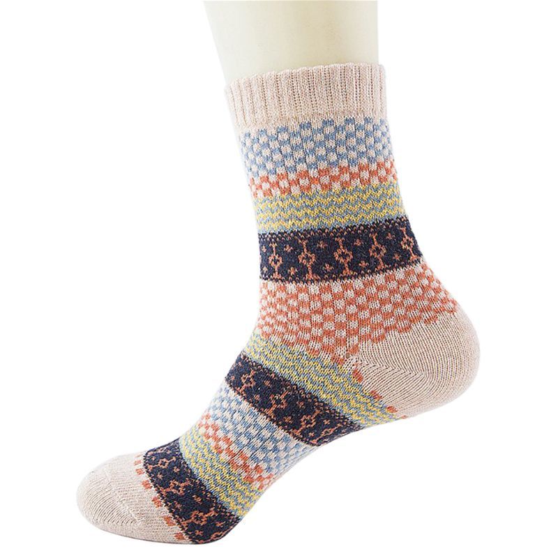 Men's Warm Long Knit Wool Socks