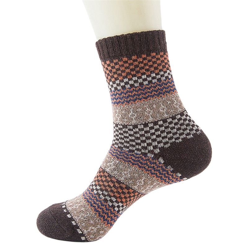 Men's Warm Long Knit Wool Socks