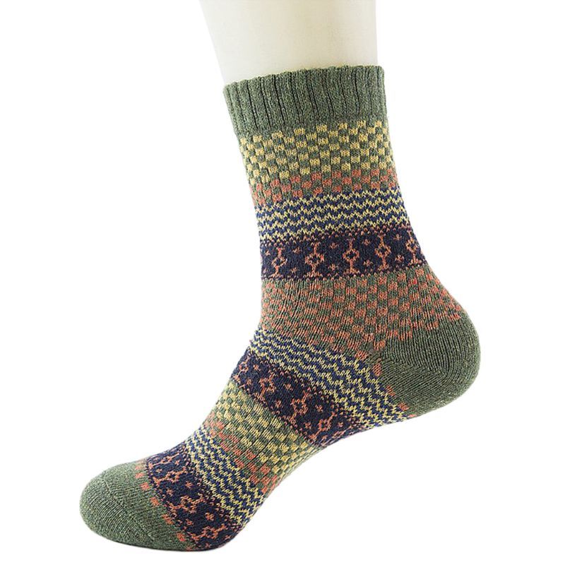 Men's Warm Long Knit Wool Socks