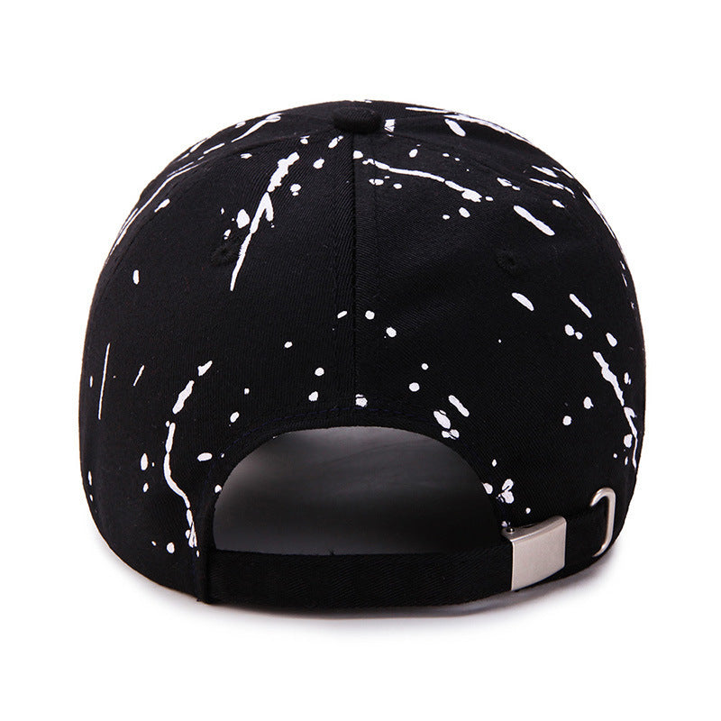 Paint Drip Print Baseball Cap