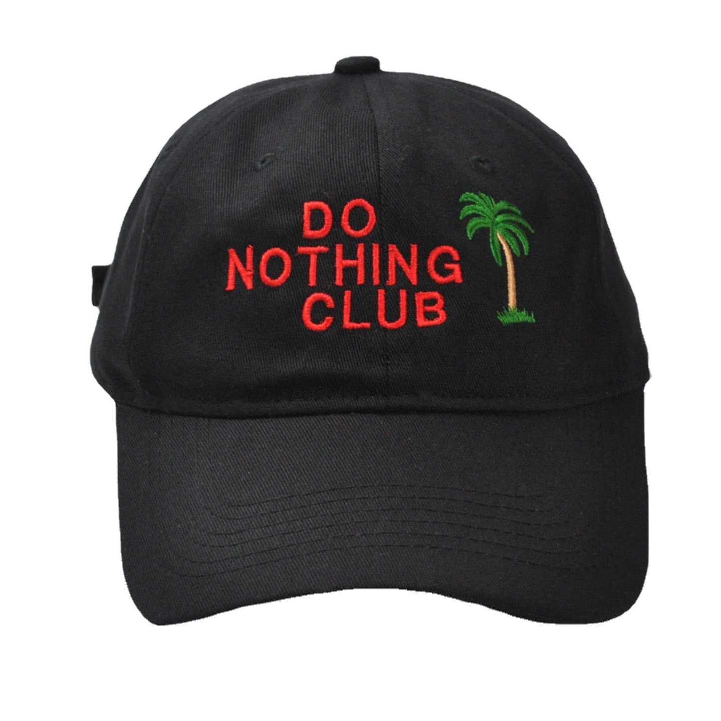 Embroidery Do Nothing Club Baseball Cap