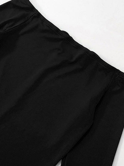 Black pants on a white background