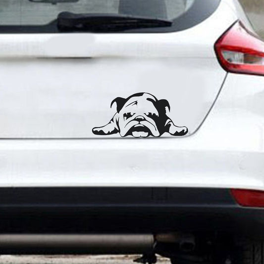 Relaxed Bulldog Decal Sticker