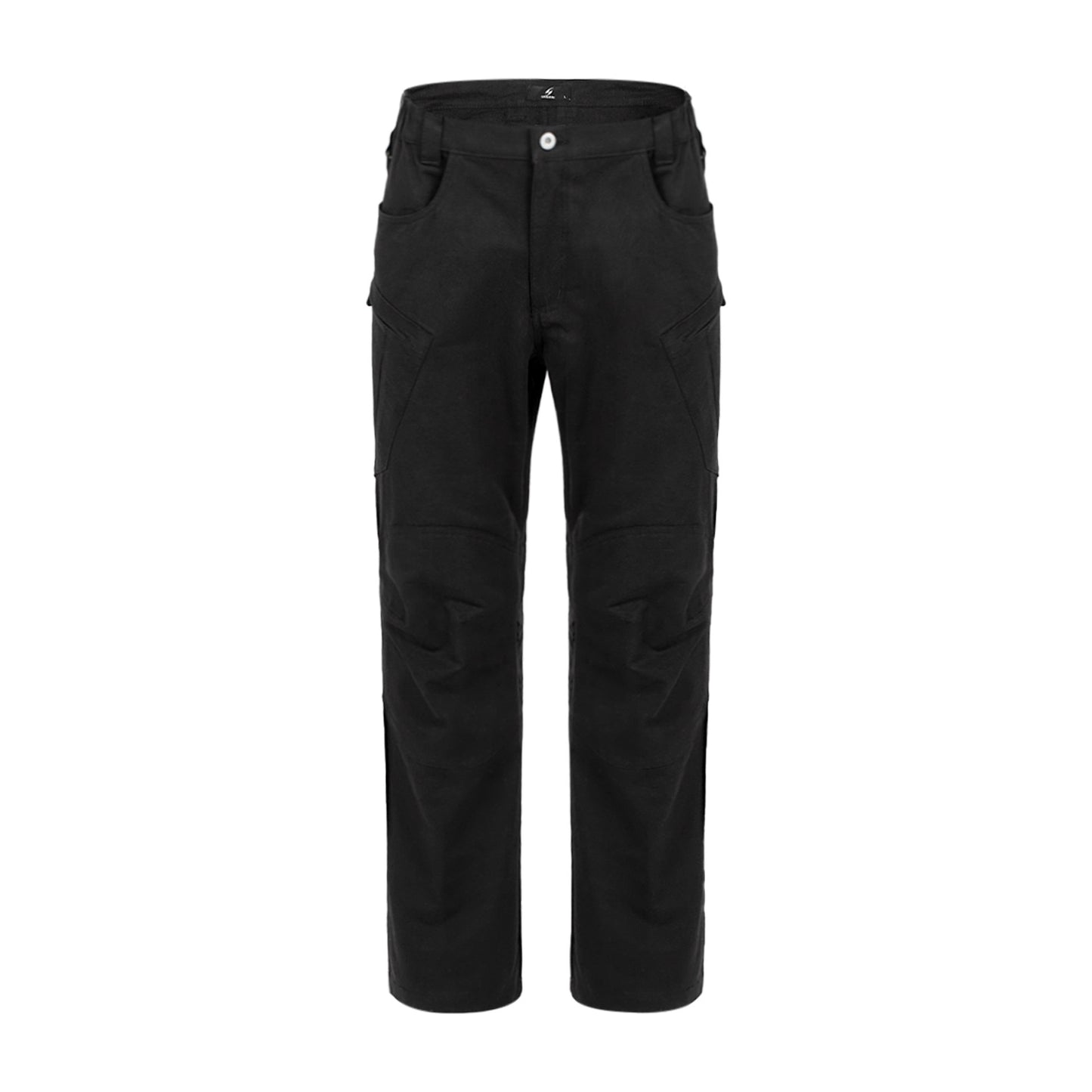 Black tactical pants on a white background
