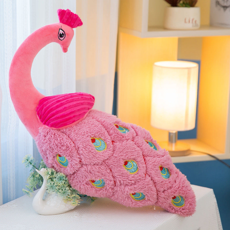 Decorative Peacock Pillow