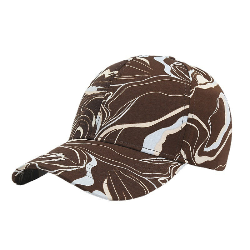 Swirl Paint Pattern Baseball Cap
