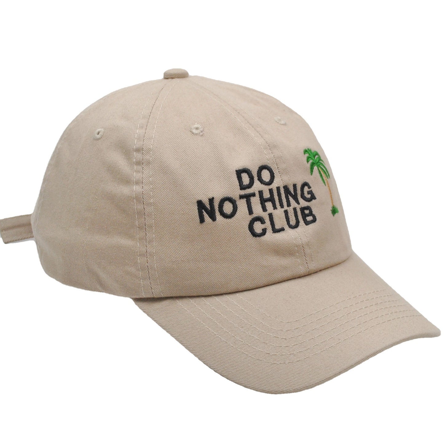 Embroidery Do Nothing Club Baseball Cap