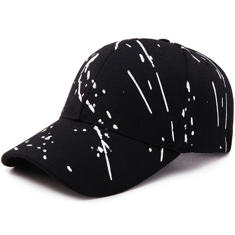 Paint Drip Print Baseball Cap