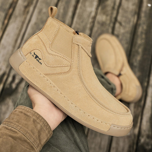 Men's Side-Zipper Non-slip Shoes