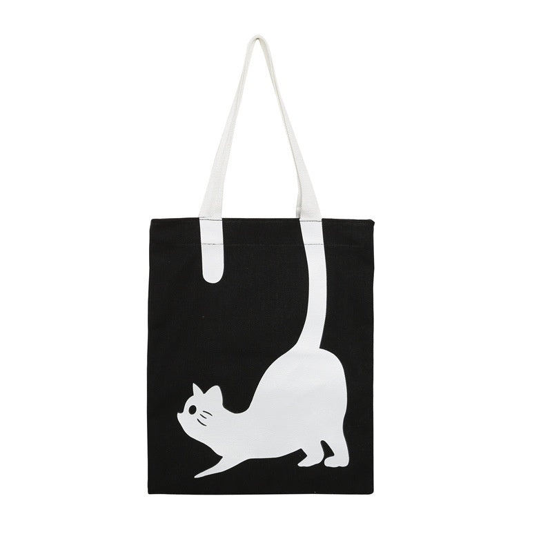 Tote Bag Fashion Cat Canvas