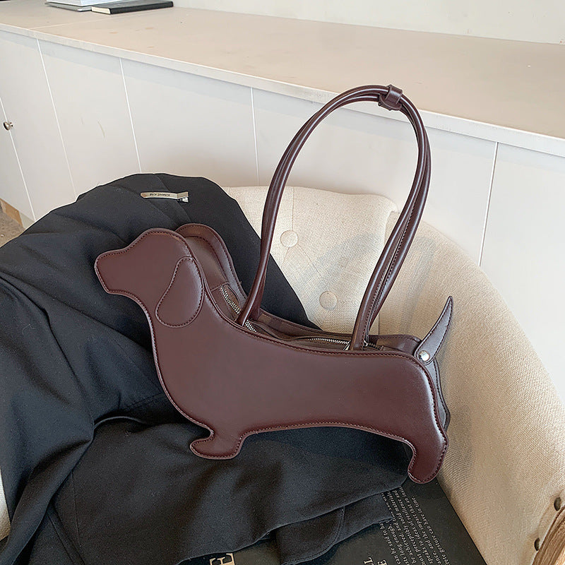 Women's Sassy Weenie Dog Shoulder Bag