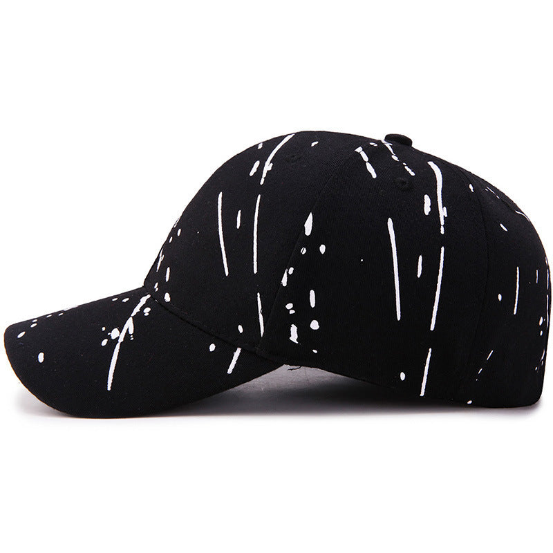 Paint Drip Print Baseball Cap