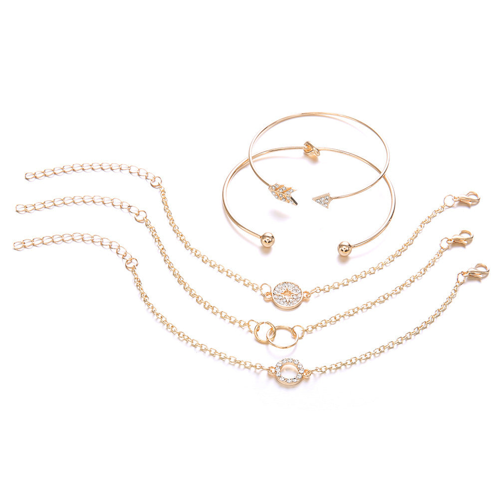 Retro 5 Piece Bracelets