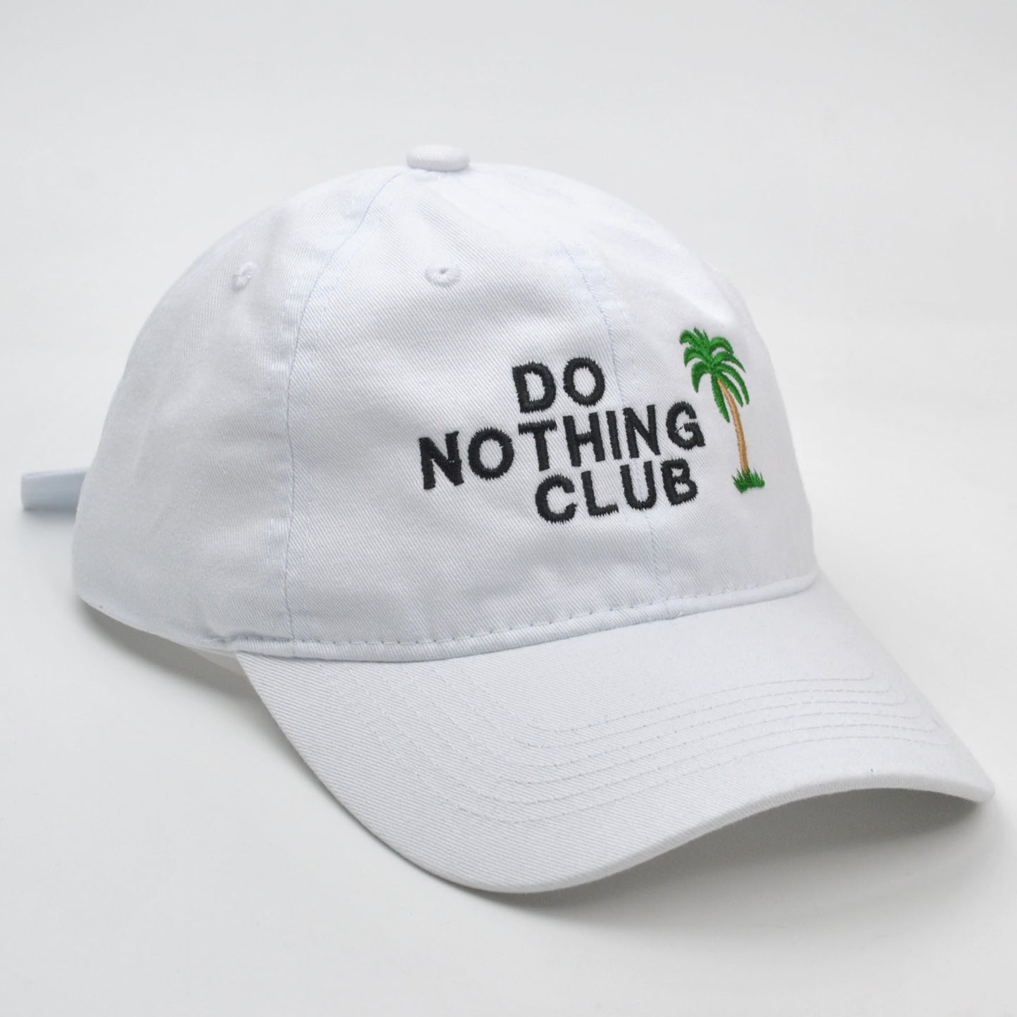 Embroidery Do Nothing Club Baseball Cap