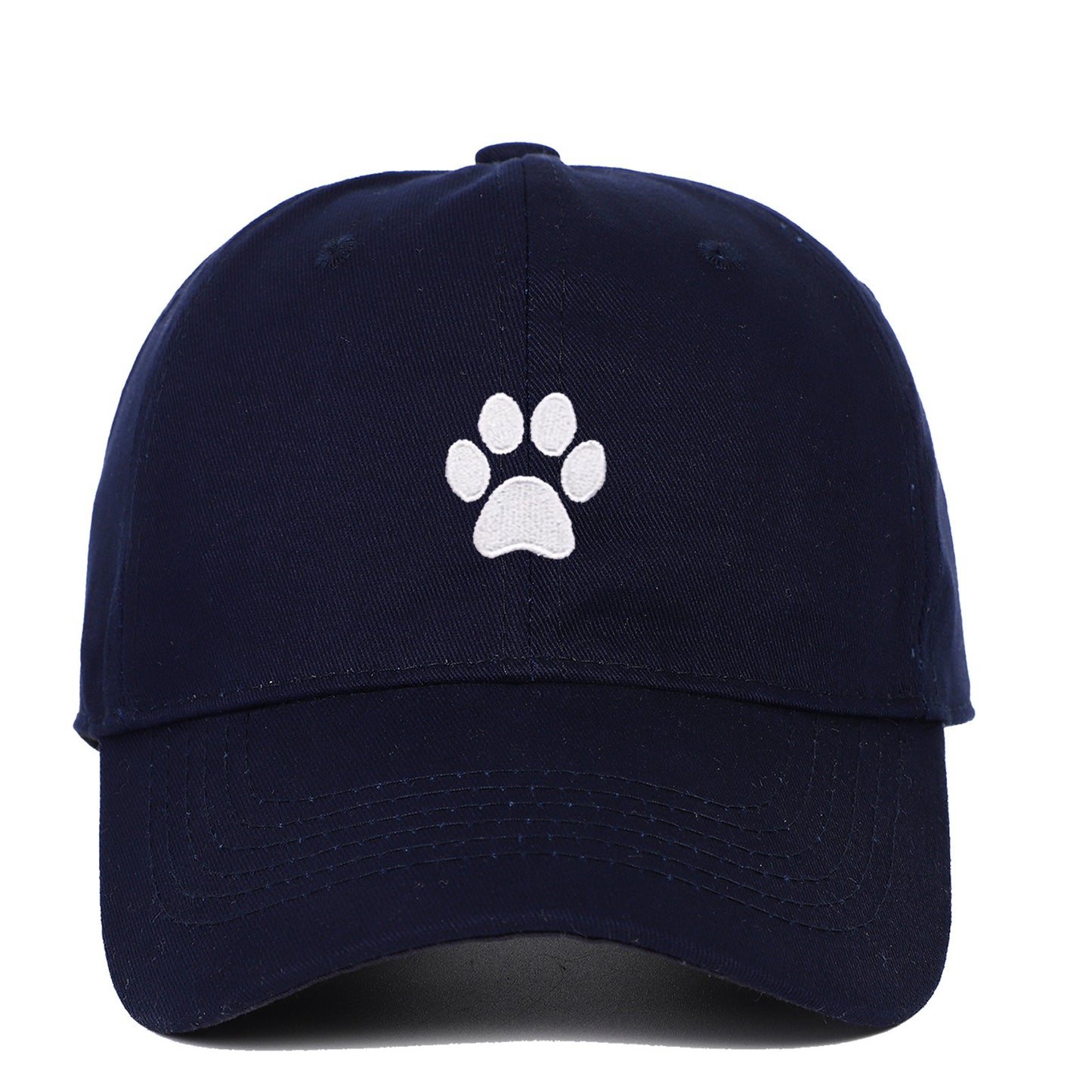Paw Print Embroidered Baseball Cap