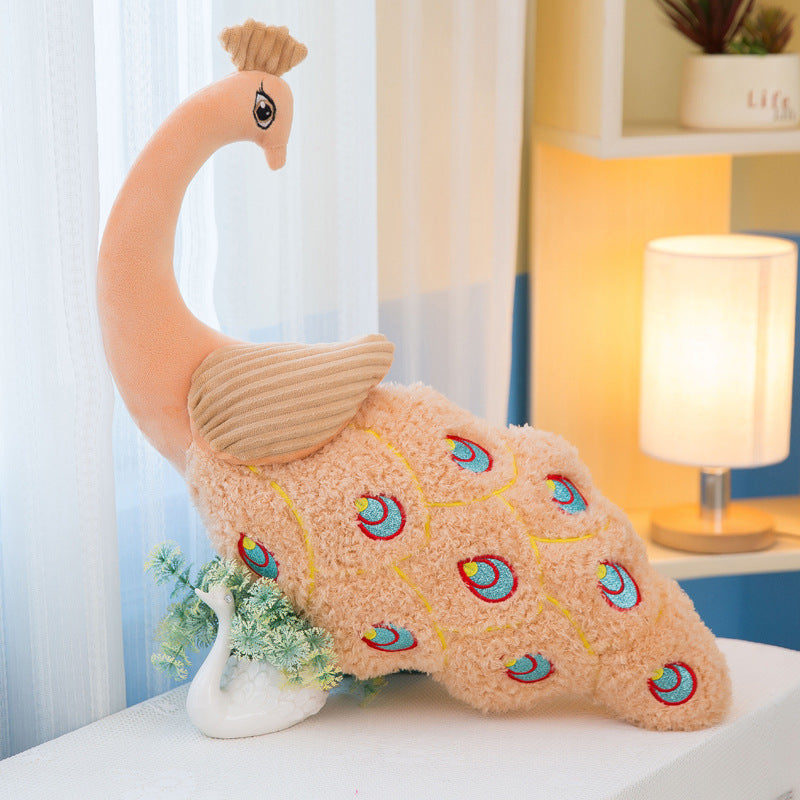 Decorative Peacock Pillow