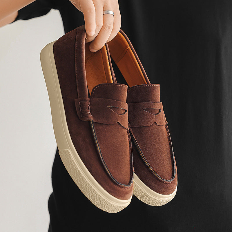 Slip-on Leather Men's Shoes