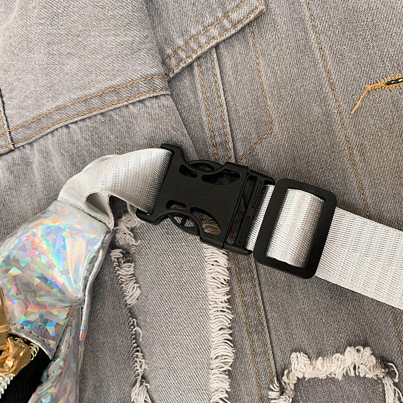 Laser Sequins Multifunctional Waist Bag