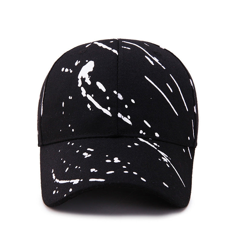 Paint Drip Print Baseball Cap