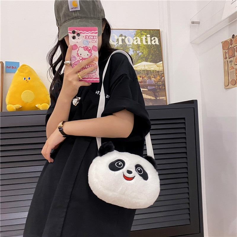 Cute Panda Plush Bag