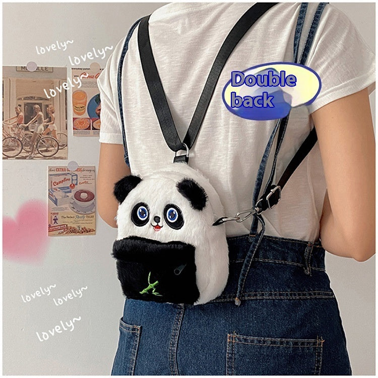 Cute Panda Plush Bag