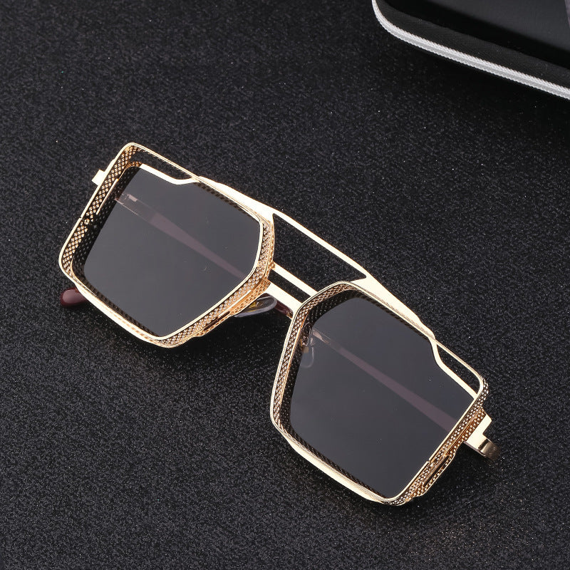 Vintage Steampunk Metal Frame Sunglasses