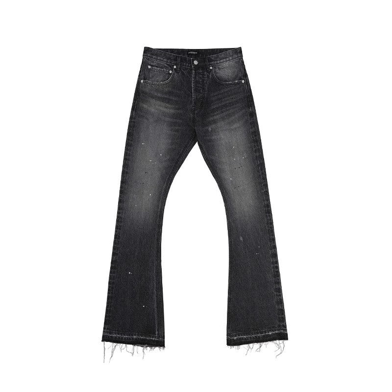 Men's Washed Splash-ink Jeans