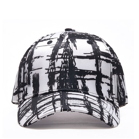 Design Baseball Cap Black And White