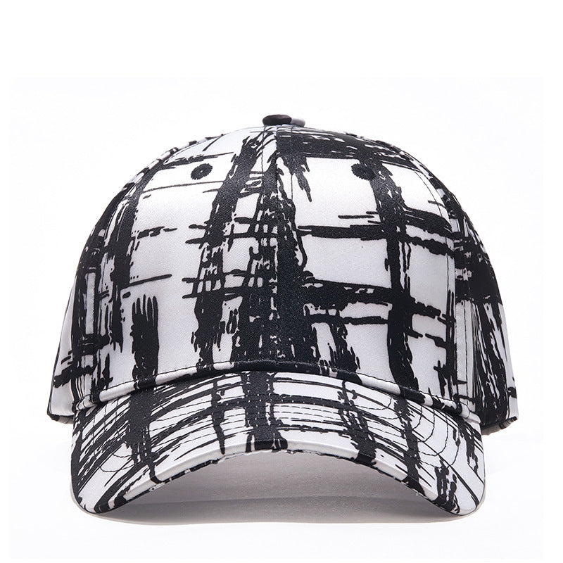 Design Baseball Cap Black And White