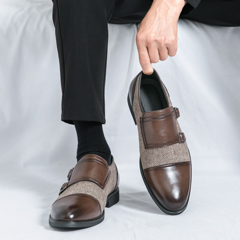 Fashion Men's Winter Retro British Style Shoes