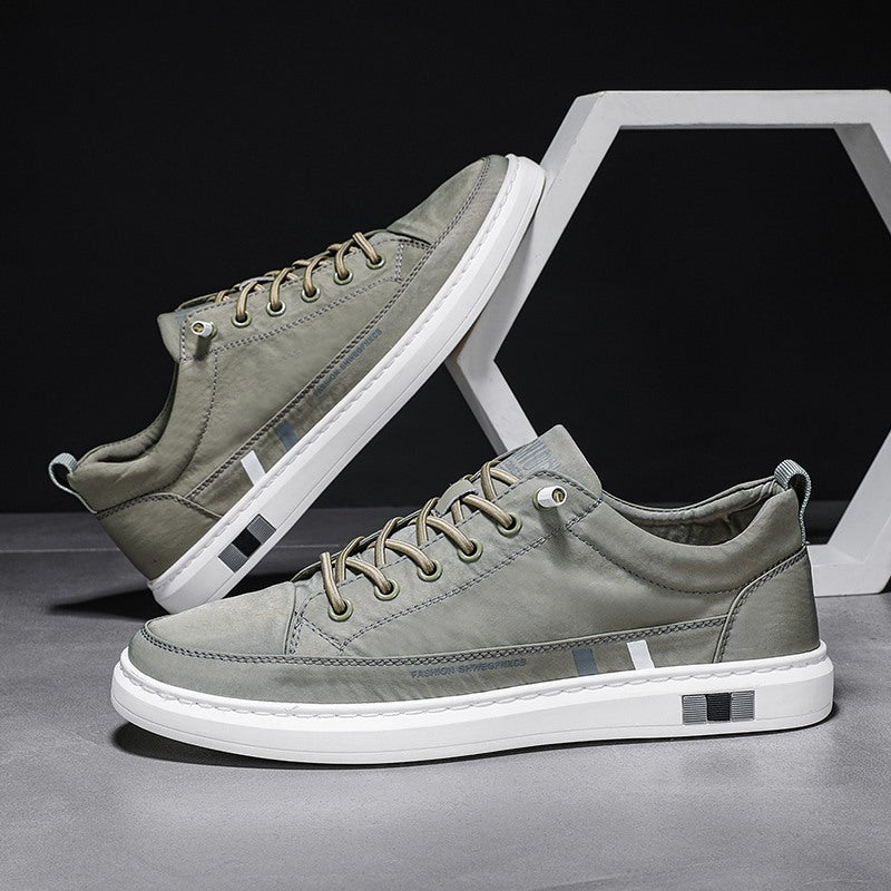 Ice Silk Cloth Low-Top Sneaker