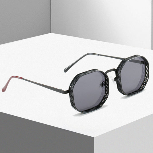Unique Metal Frame Sunglasses