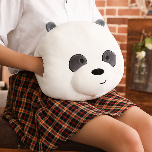 Bear Head Hand-warming Plush