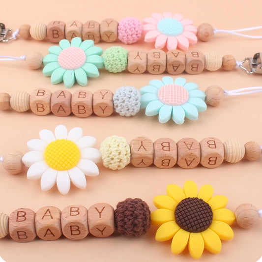 Soothing Beech Pacifier Clip