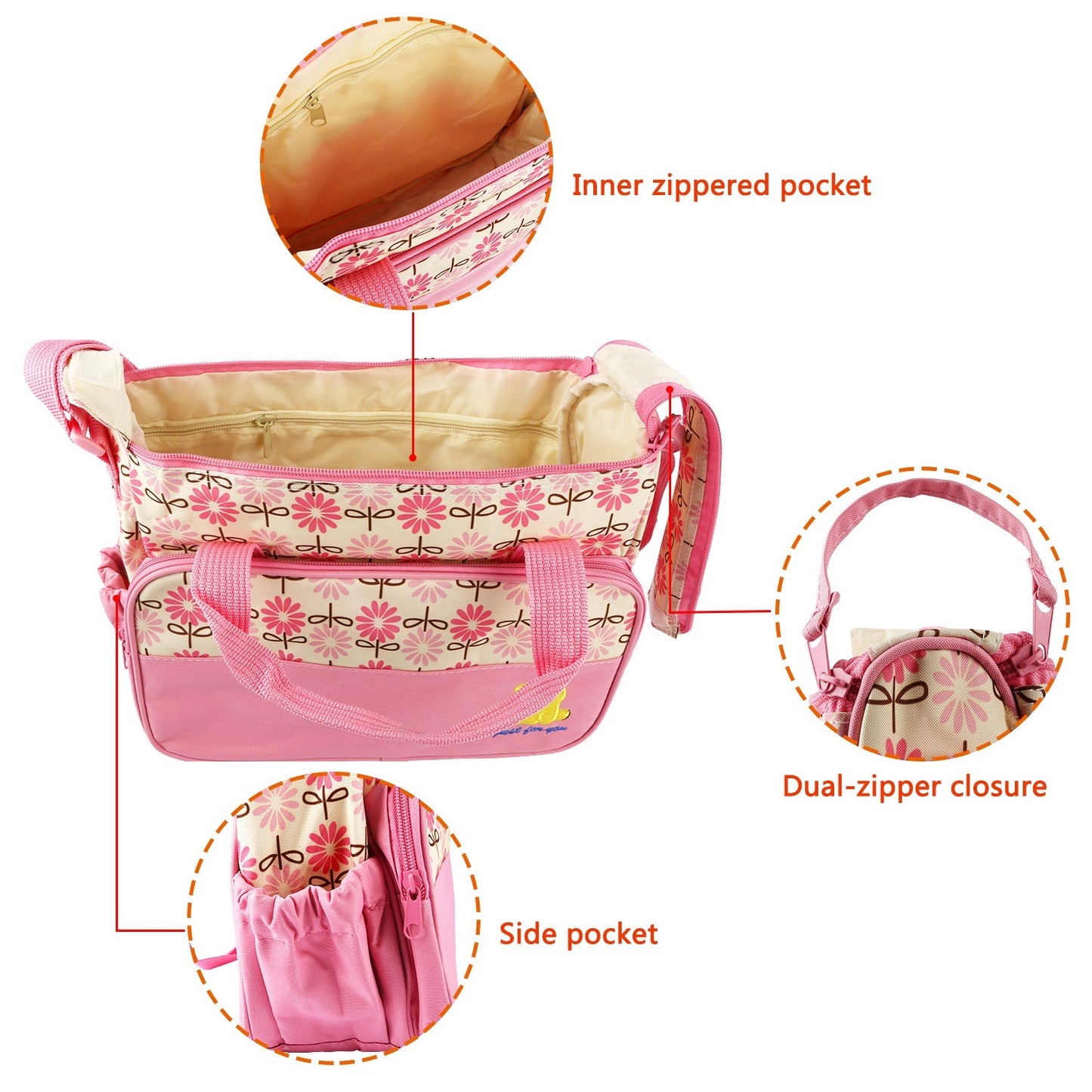 Diaper Bag 5 Piece Set