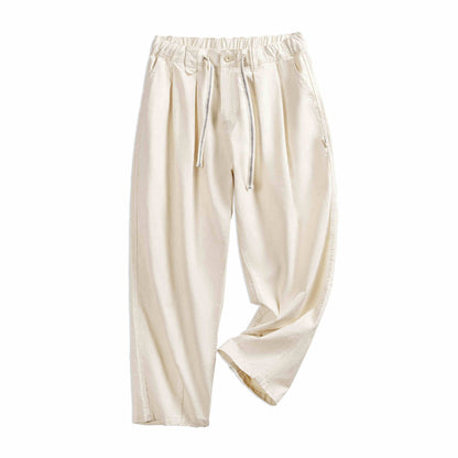 Beige pants on a white background