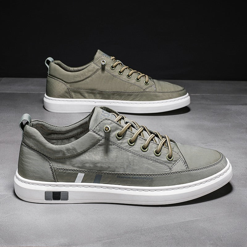 Ice Silk Cloth Low-Top Sneaker