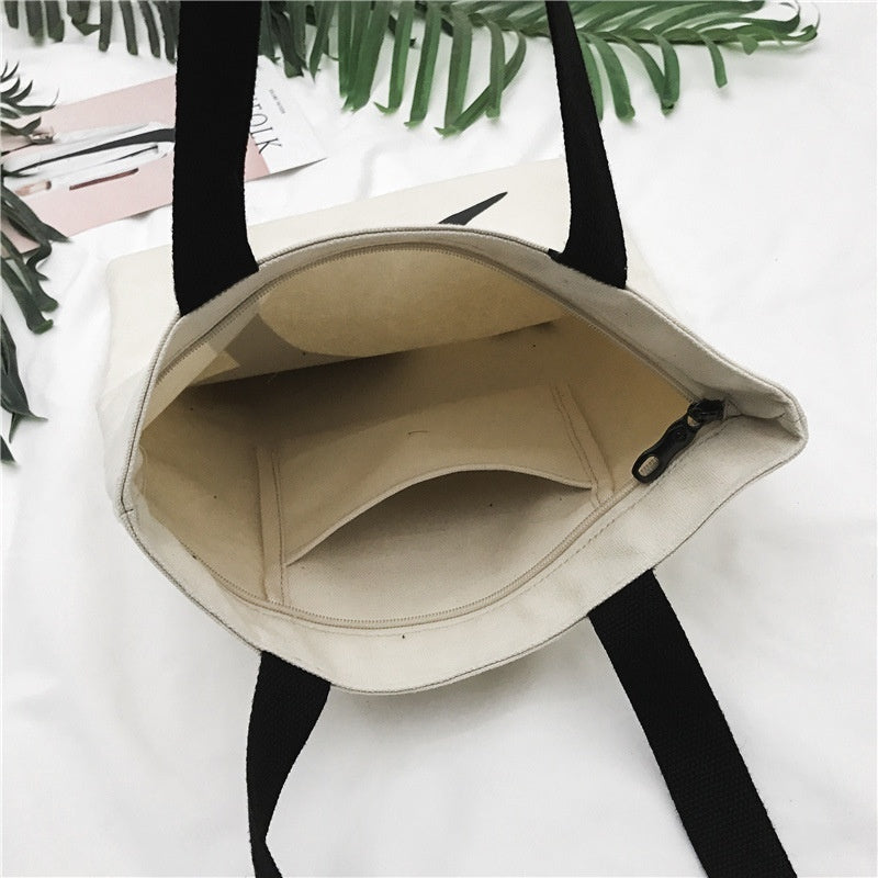 Tote Bag Fashion Cat Canvas