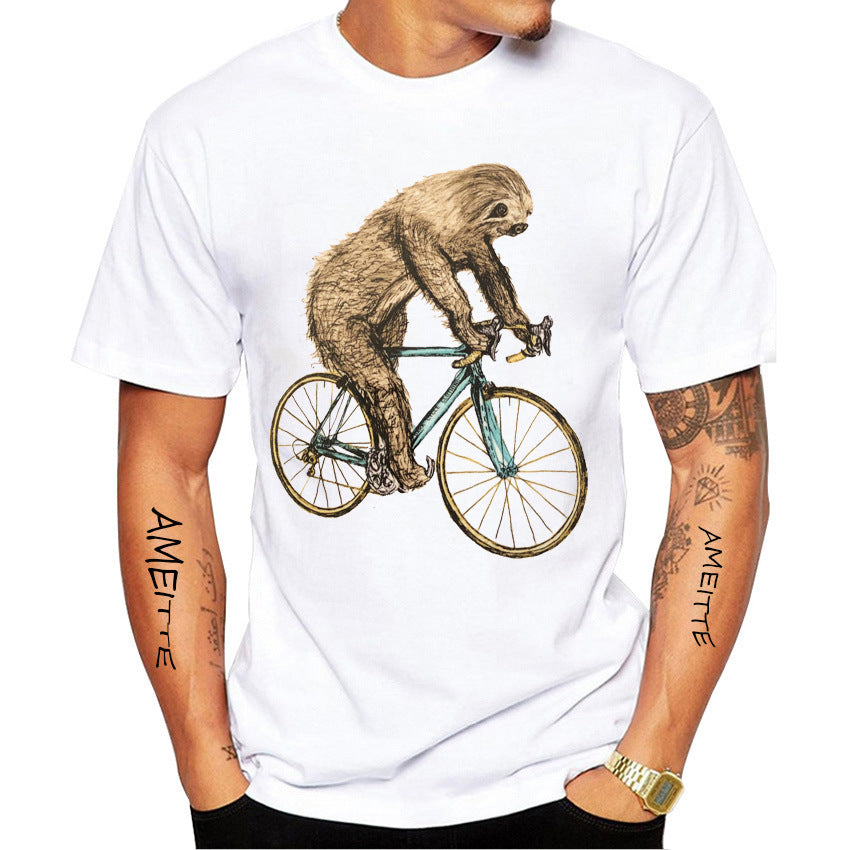 Fun Bike Riding Printed T-Shirt