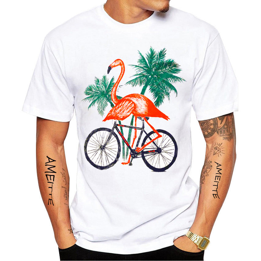 Fun Bike Riding Printed T-Shirt