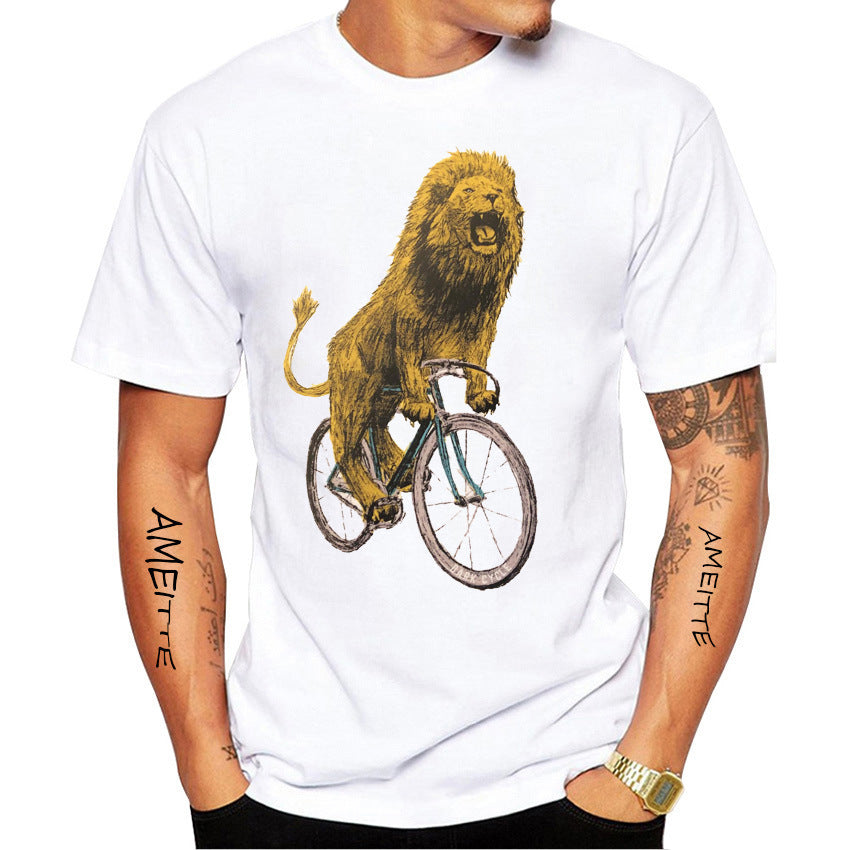 Fun Bike Riding Printed T-Shirt