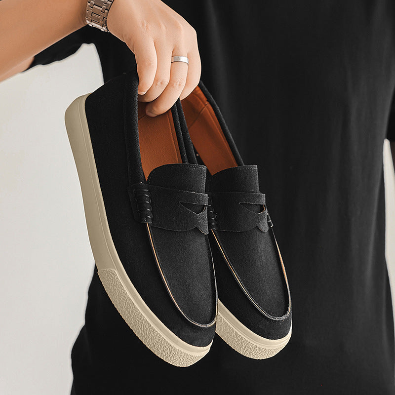 Slip-on Leather Men's Shoes