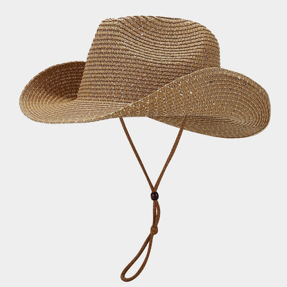 Panama Straw Sequin Sun Hat