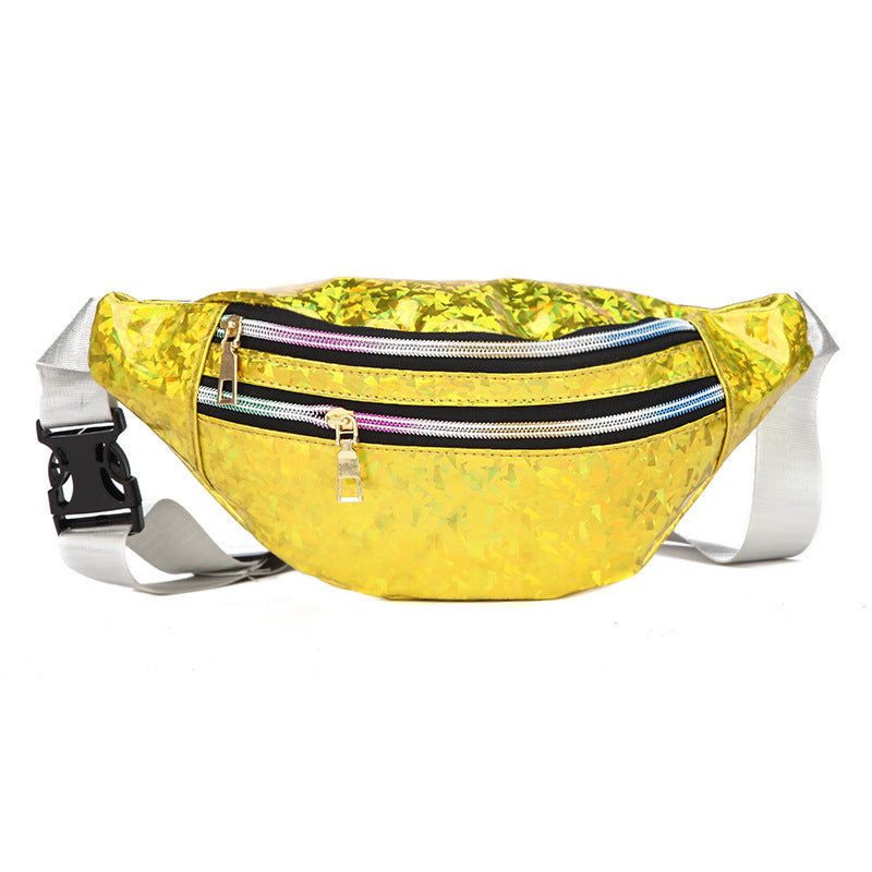 Laser Sequins Multifunctional Waist Bag